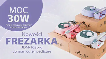 PROFESJONALNA FREZARKA DO MANICURE I PEDICURE METALOWA RĄCZKA 30W 35000 OBROTÓW MOLLYLAC JMD 102 PRO