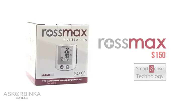 Автоматический тонометр на запястье Rossmax S150 - Ваше Здоровье