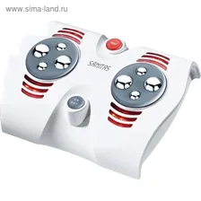 Массажер для ног Sanitas SFM33, 30 Вт, 2 режима, 8 роликов, 4 головки, ИК-прогрев