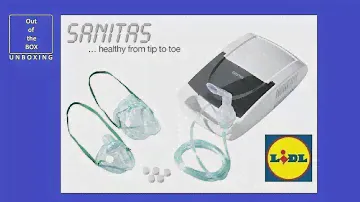 Sanitas Inhaler SIH 21 UNBOXING (Lidl Nebuliser 0,8 - 1,45 bar; 0,4 ml/min.)