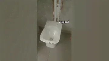 New style wallhung toilet installation #toilet #wallmount